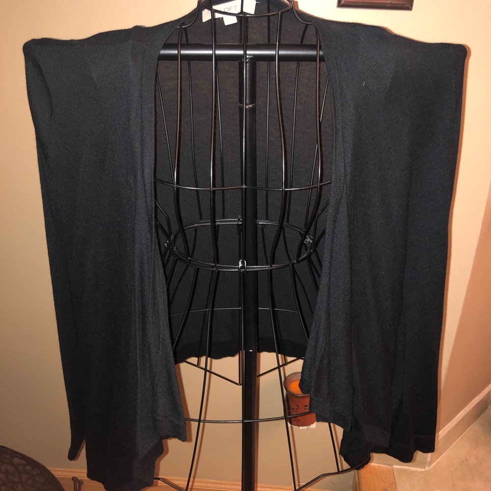 Black Cardigan Sweater